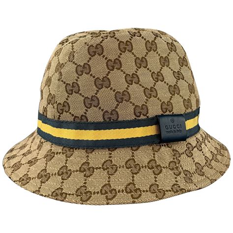 gucci stripe hat|Gucci hat for sale.